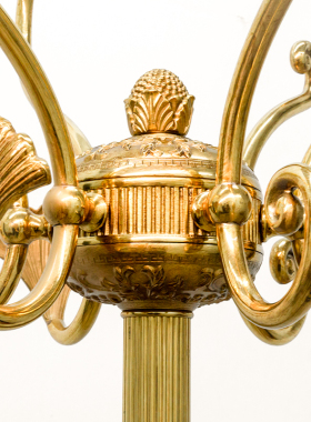 法式全铜落地衣帽架欧式别墅客厅卧室玄关挂衣架房间角落衣服架