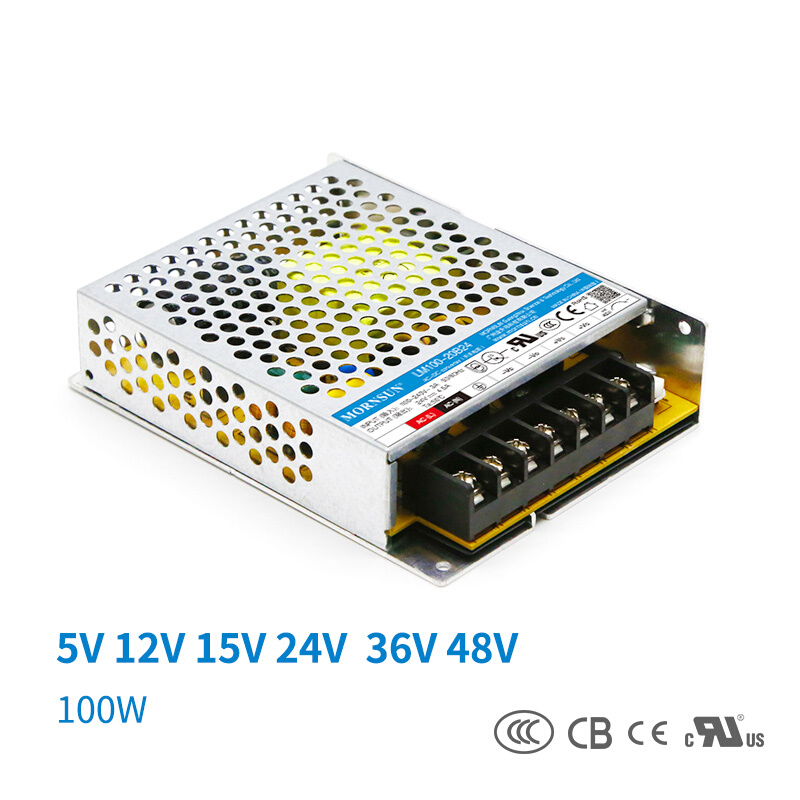 100W开关电源LM100-20B24v12v5v15v24v48v36工控照明自动化