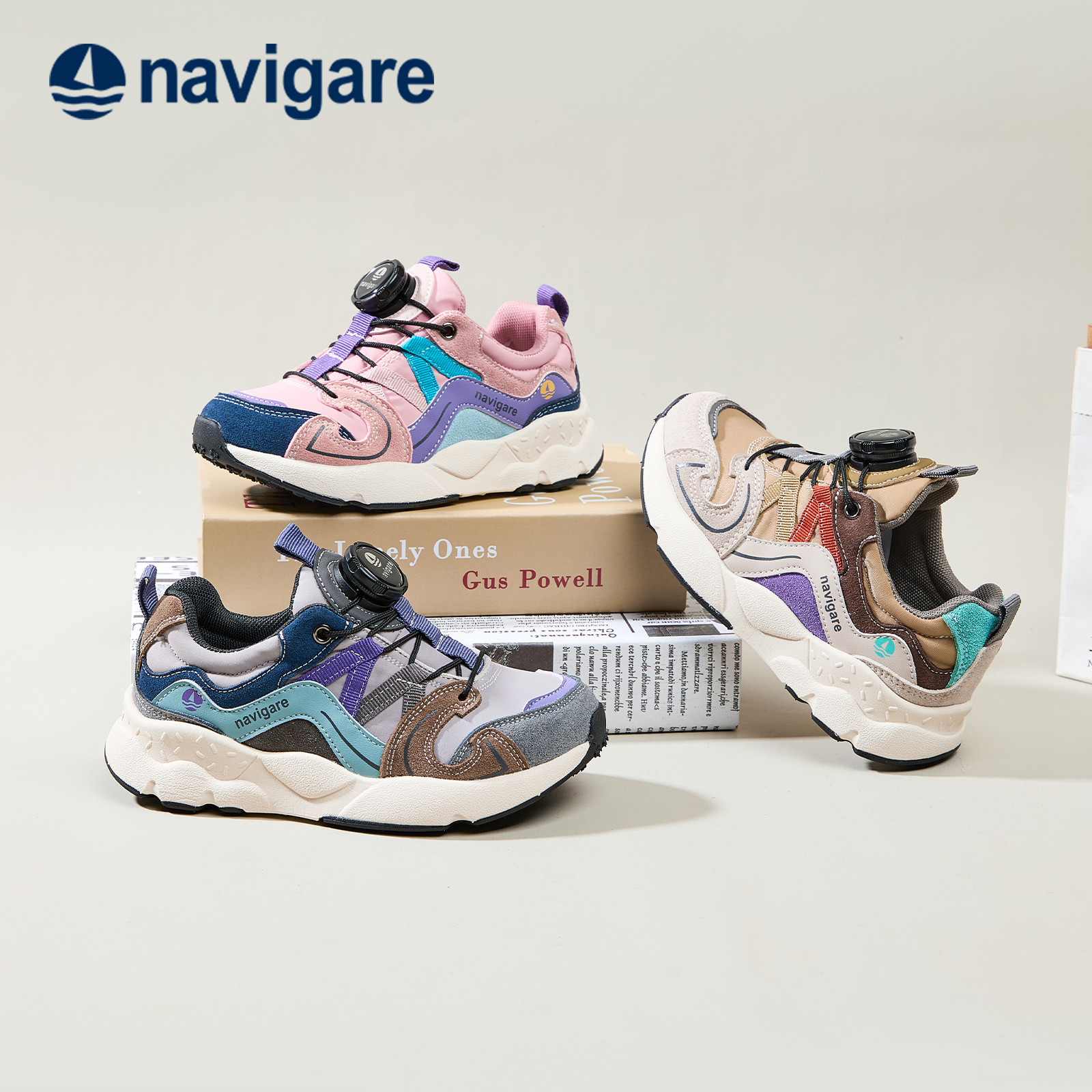 Navigare小帆船童鞋儿童运动鞋2025秋季新款男女童耐磨户外登山鞋 - 图3