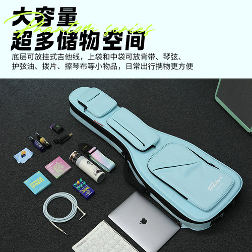 Foals幻影系列电吉他包贝斯包民谣吉他无头电吉他贝斯包加厚琴包 - 图2