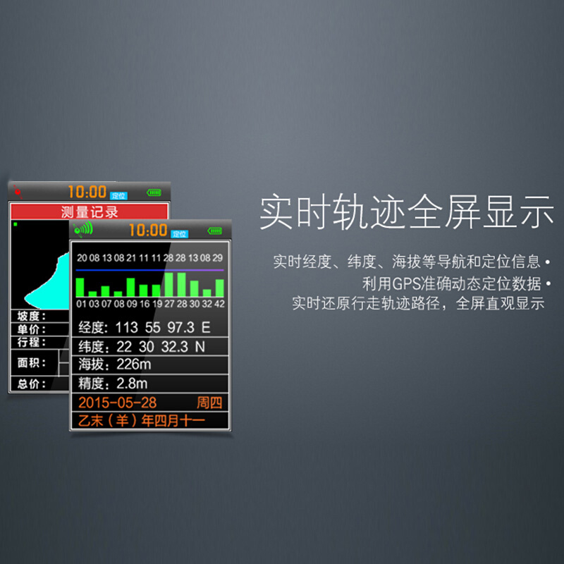 新品开普勒K2测亩仪高精度手持土地面积测量仪器收割机Z地亩测量 - 图1