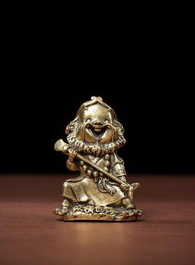 黄铜西游记师徒四人小摆件精致礼品收藏工艺品茶宠纪念品桌面玩件