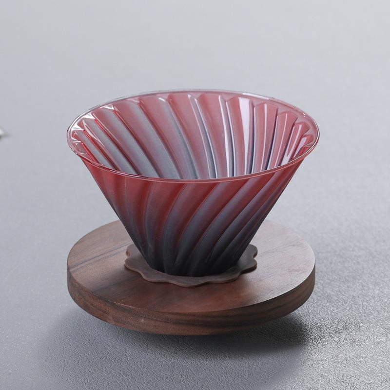 手冲玻璃咖啡壶V60滤杯咖啡过滤器漏斗分享壶滴漏壶挂耳过滤杯 - 图2