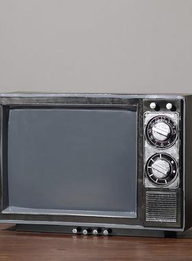 覆古老式电视机收音机留声机投影机摄影机打字机模型道具装饰摆饰