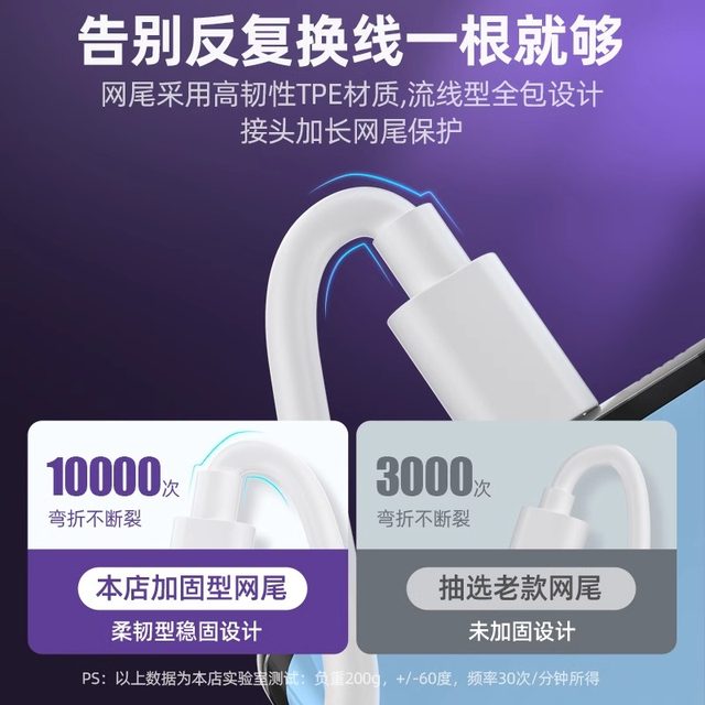 Super fast charging data cable type-c universal without damage to the machine Super fast charging data cable type-c universal without damage to the machine
