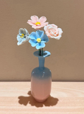 男生闺蜜教师节情人节景德镇陶瓷花瓶送礼毕业精致工艺品
