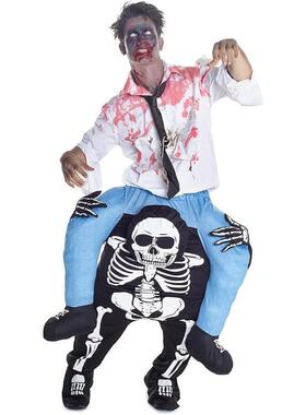 Adult Halloween Skeleton Costume Funny骷髅服装