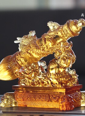 琉璃文昌笔d风水摆件居家办公摆放商铺开业送礼大笔有才金榜题名