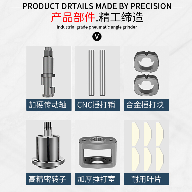 风炮气动工具强力汽修风暴小风炮大扭力工业级气动风炮扳手-图1