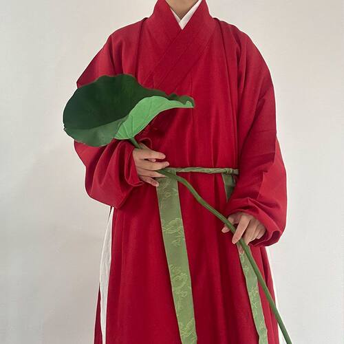 明制汉服全套男装古风公子帅气中国风仙气古风超仙交领打褶长衫 - 图3