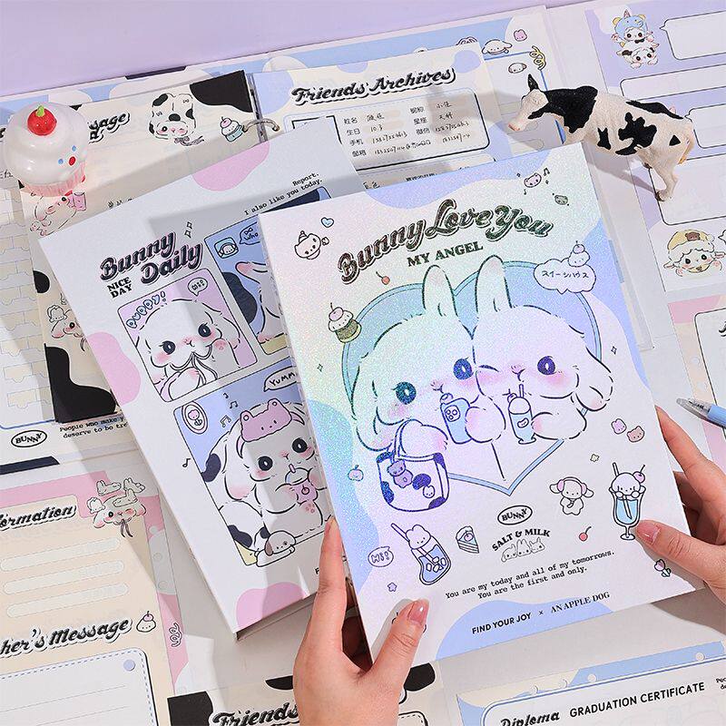 清仓-可爱海盐奶兔新款同学录ins高颜值学生留言册初中高中纪念册