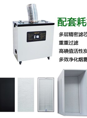 激光打刻焊锡过滤芯艾灸烟雾净化器滤芯吸烟过滤器活性炭过滤网