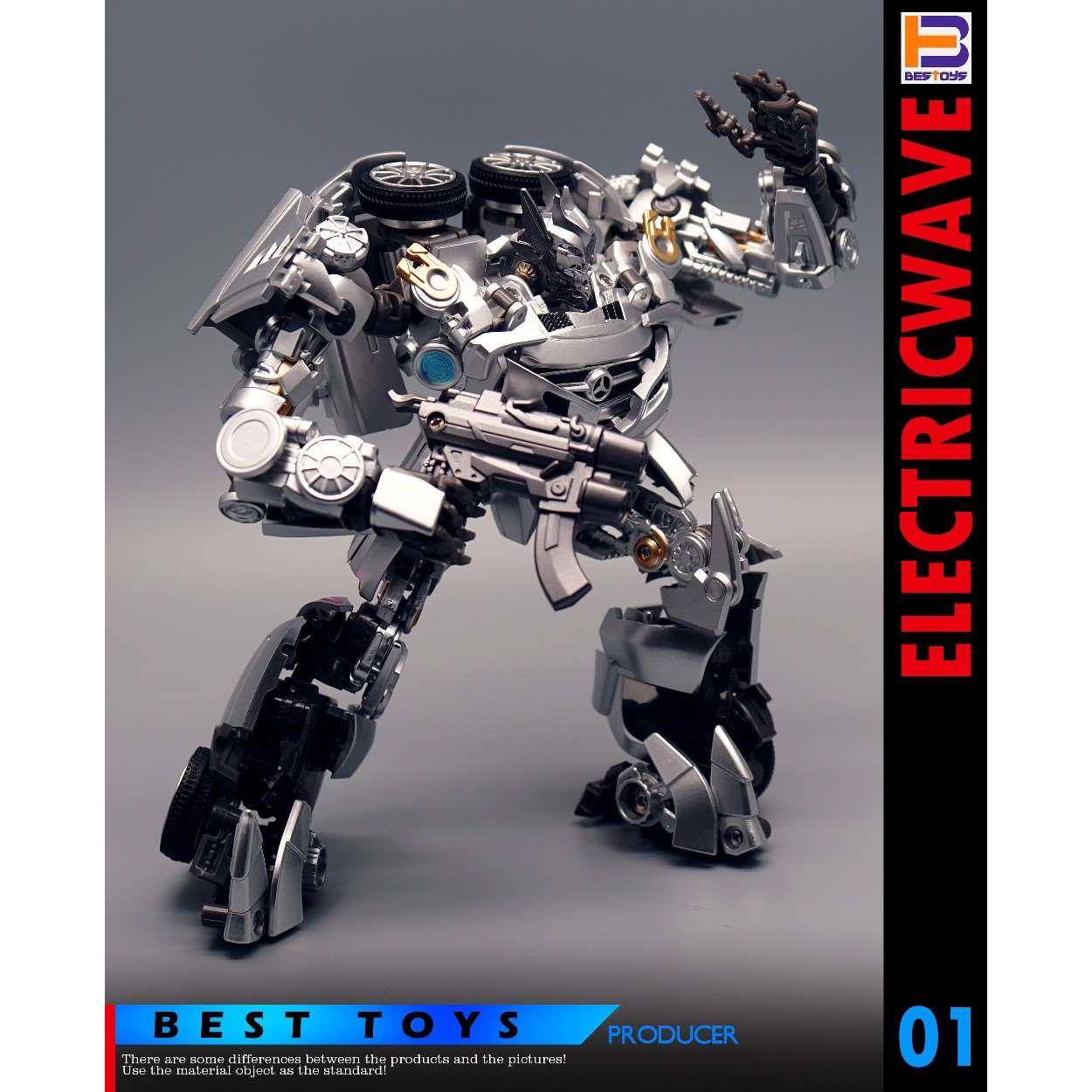正品best toys BT-01情报官电影版音波金刚模型汽车机器人变形-图0