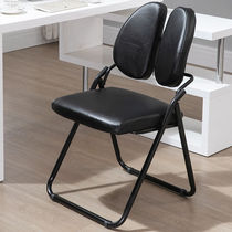 Müm staff office chair leather staff chair minimalist meeting chair Chair Portable Stool Dorm Room Press Chair Fold