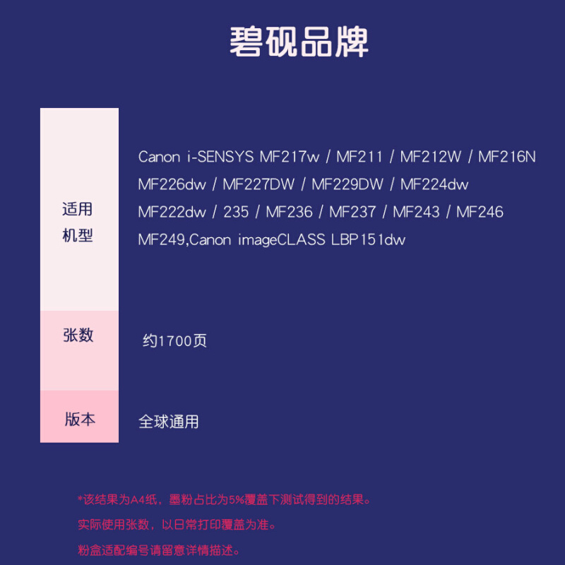 适合佳能crg337硒鼓mf211;215;210墨盒mf236n打印机mf227dw粉223d - 图3