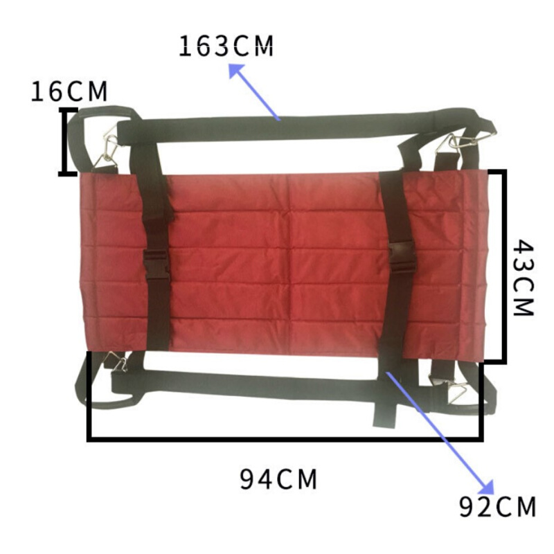 佳新多用途肩背式移位垫瘫痪老人护理移位带床上搬动带下楼移位器-图2