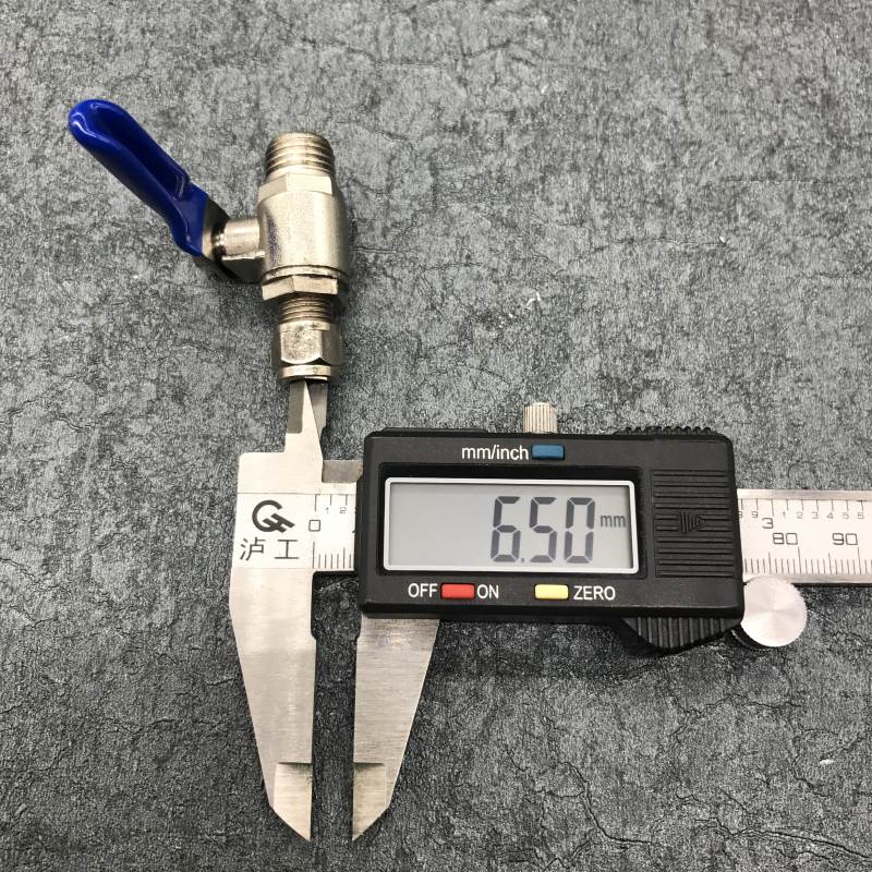 2分外牙转2分管金属球阀 净水器二分铜球阀 与进水三通连接 通用 - 图0