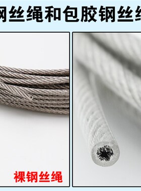免邮304不锈钢软细钢丝绳0.5mm0.8mm1mm1.2mm1.5mm2.5mm3mm4mm6mm