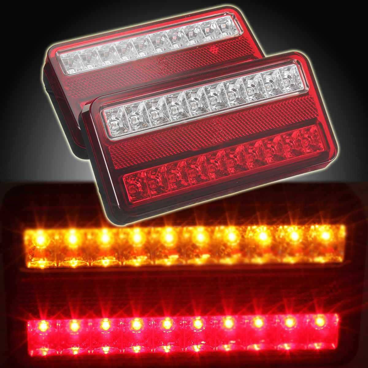 蒙其森  新款20LED红白尾灯 亚马逊 12VDC MK-396,淘宝优惠券,粉丝福利购,淘宝优惠卷