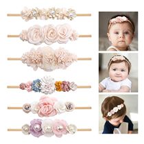 3pcs set Baby Girl Heads the Headband Newborn Elastic Flower Toddler H