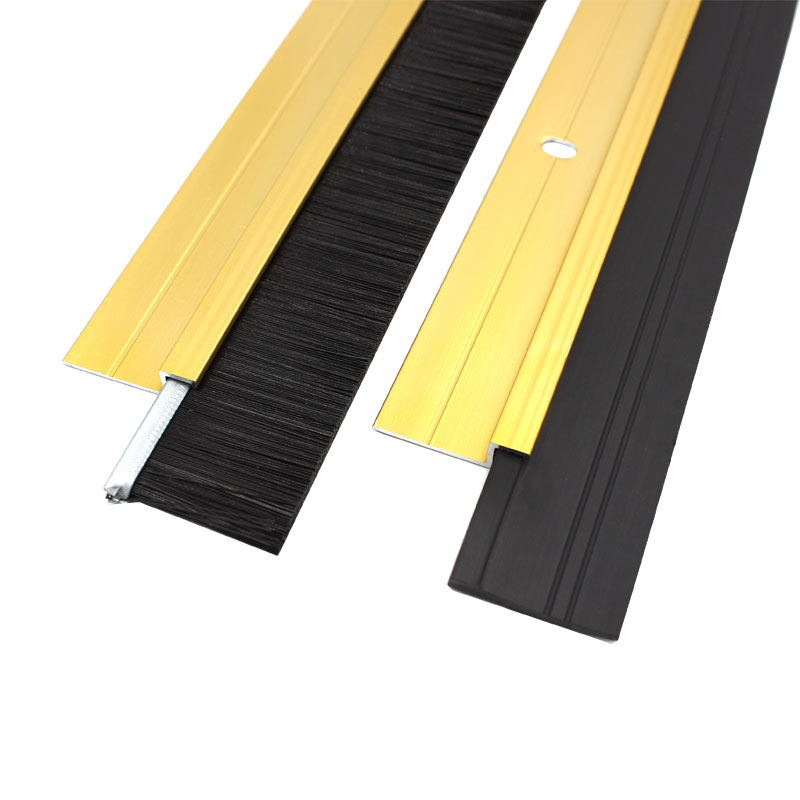 H型铝合金门底密封条门缝毛刷木门挡风F型缝隙工业机床机柜防尘刷 - 图3