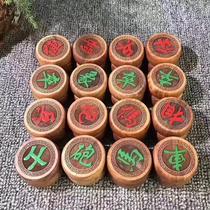 Current Goods Supply Myanmar Flowers Pear Chess Wood Sculpture Collection Gift China Chess Home Swing wood