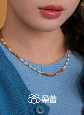 桑蕾海盐千层项链女时尚小众原创设计高级感锁骨链2026春夏新品