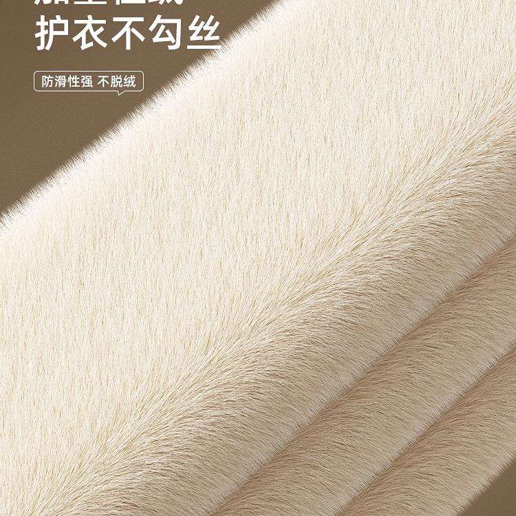 植绒衣架家用挂衣无痕防肩角防滑晾衣服撑子节省空间整理师专用 - 图2