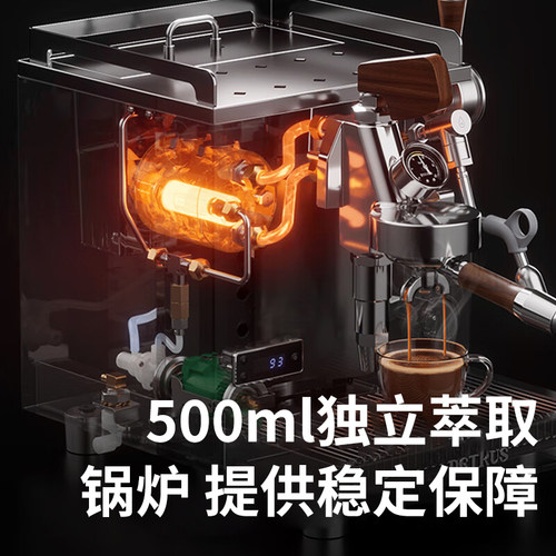 柏翠PE3922pro意式半自动家用商用咖啡机甜品奶茶咖啡车用 - 图1
