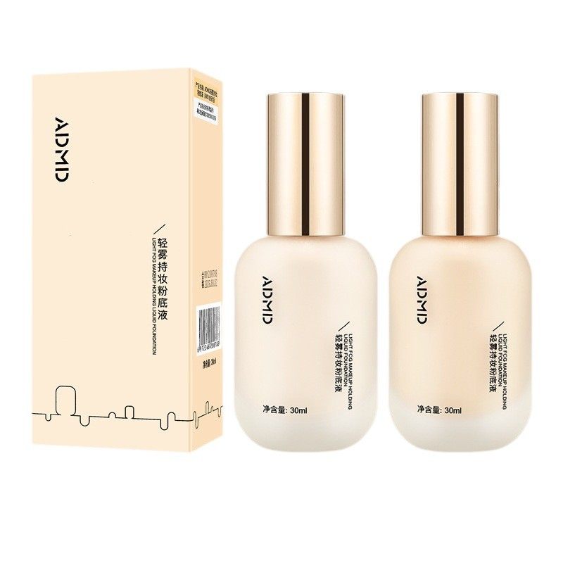 跨境批发ADMD轻雾持妆粉底液遮瑕持久不脱妆不卡粉防水防汗好气色,淘宝优惠券,粉丝福利购,淘宝优惠卷