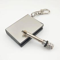 Custom lighter square stainless steel housing ten thousand times matches multipurpose match wide