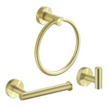 304 Stainless Steel Kitchen Towel Ring Bathroom Hardware Round towel rack toilet free of perforated towels