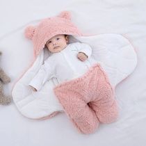 Cute Newborn Baby Boys Girls Blankets Plush Swaddle Wrap Ult