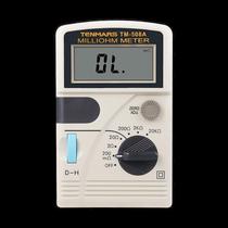Taiwans TM508A mega-meter high precision low resistance tester resistance millio meter test-positive