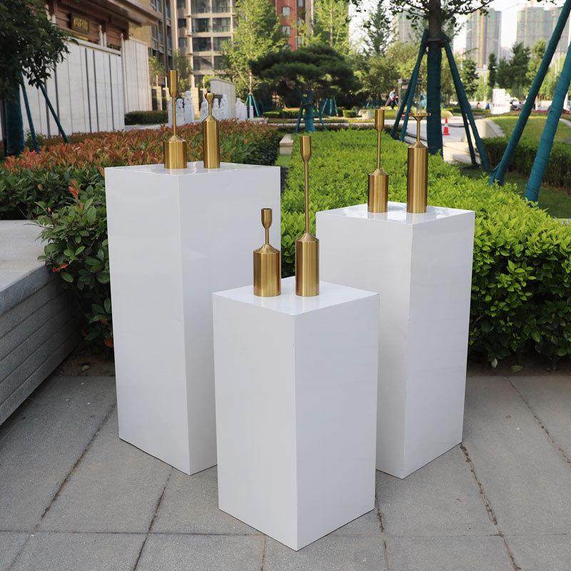 婚庆道具铁艺方柱甜品台婚礼舞台迎宾区装饰路引摆件橱窗派对布置,淘宝优惠券,粉丝福利购,淘宝优惠卷