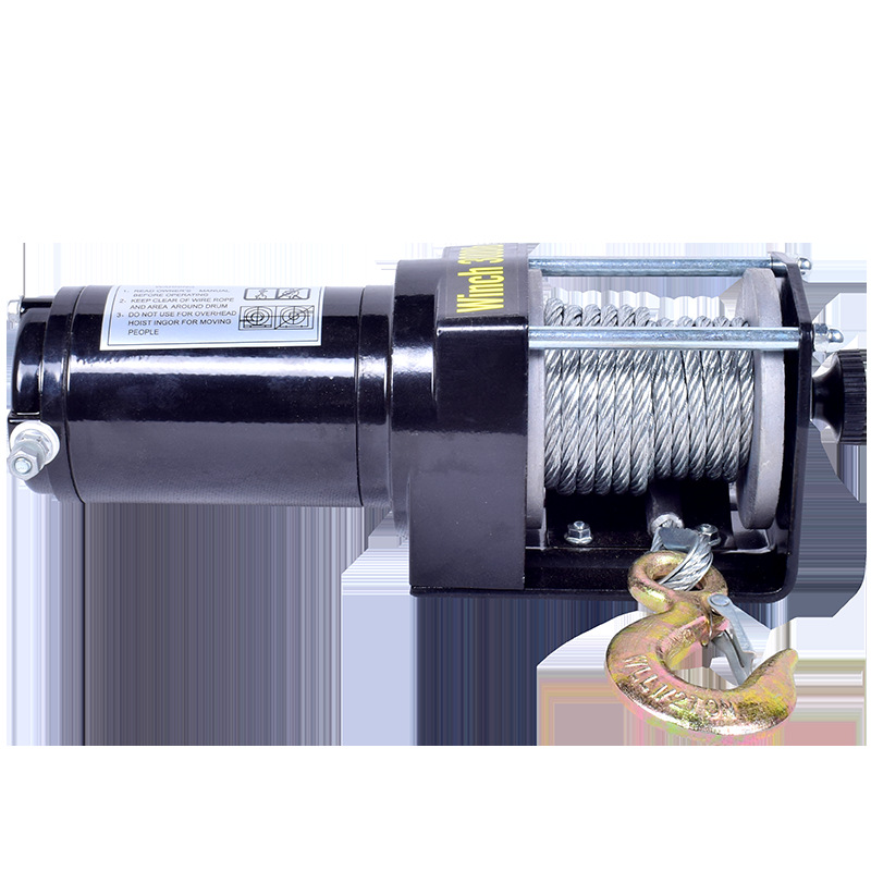 厂家 电动车载绞盘3000磅越野拖车自救绞盘12v24v家用电动葫芦 - 图3