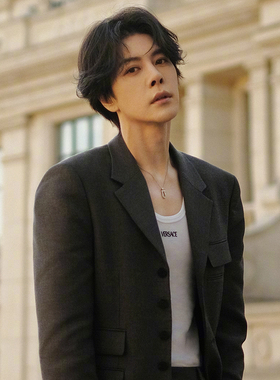 官方徐海乔同款满钻马蹄扣项链