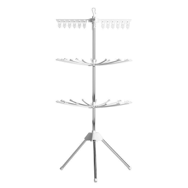 多功能树状加粗婴儿晾衣架落地折叠儿童衣架旋转宝宝尿布架毛巾架,淘宝优惠券,粉丝福利购,淘宝优惠卷