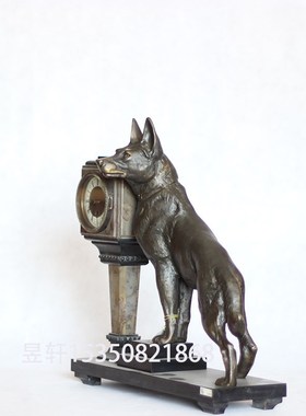 纯铜欧式复古机械座钟