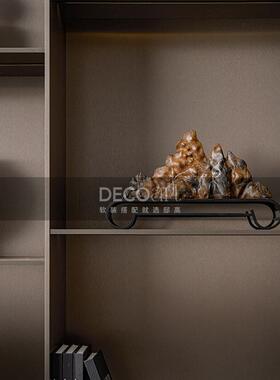 邸高家居新中式公司前台装饰品摆件高档办公室样品展示柜软装布置