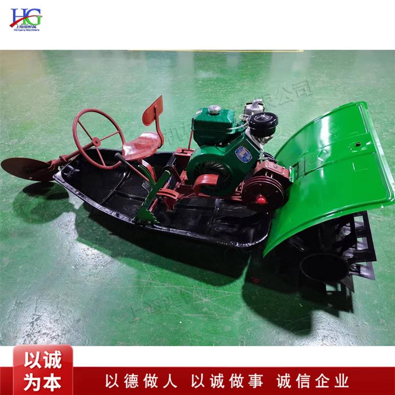 小型多用型机耕船 山地平原多地形弄船机 可调速式种植农用机械 - 图1