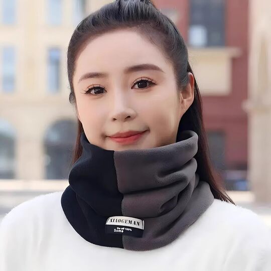 New autumn and winter windproof and versatile color matching warm scarf