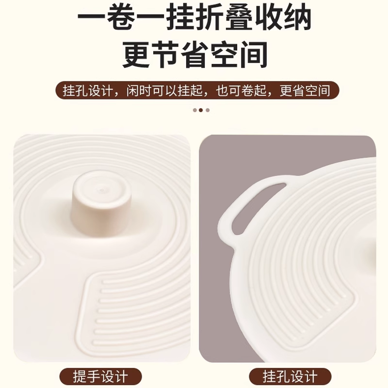 家用厨房保鲜盖锅碗盘杯盖微波炉防溅盖多功能密封盖子可重复使用 - 图2