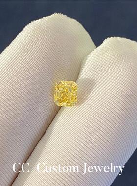 custom人工科技雷迪恩切割血钻绿钻金黄钻浅黄钻白钻裸石