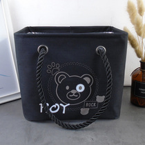 l Little Bear Bath Bag Woman Bath Bag Men Fitness Handheld Bath Basket Folded Bath MAKEUP BAG Wash Bag Bath