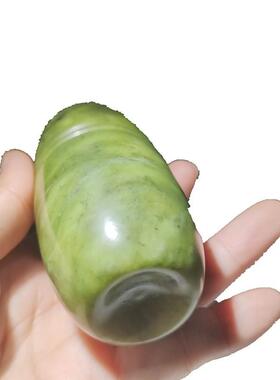 岫玉拔火罐刮痧花盘刮痧鱼大圆盘定制