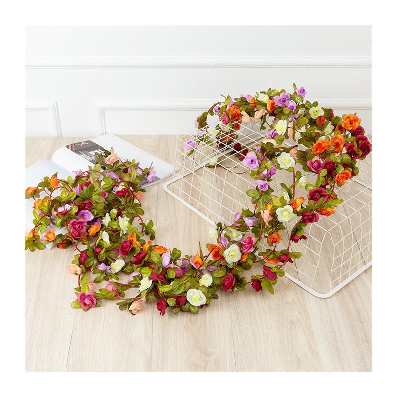 2.5Meter Artificial Flowers Rose Ivy Vine Wedding Decoration - 图3