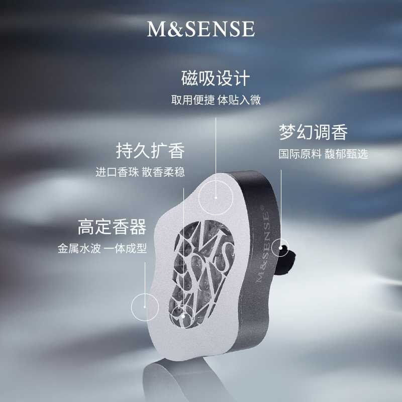 MSENSE蔓莎浮水若梦车载香薰出风口持久留香汽车香氛高级感摆件-图1