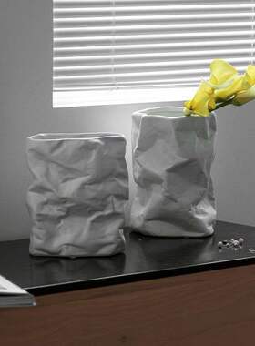 极速北欧陶d瓷工艺品摆件创意家居客厅卧室工作室装饰品干花简约