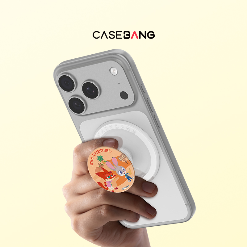 CASEBANGx迪士尼疯狂动物城联名逃亡联盟系列出奇磁吸气囊手机伸缩可拆卸防摔卡通支架 - 图3